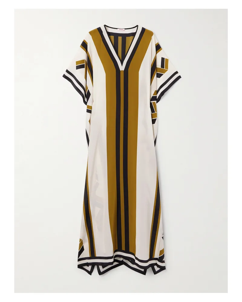 Eres Kaftan Aus Bedrucktem Seiden-crêpe - Mehrfarbig Mehrfarbig