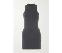 New Vintage Mock Neck Mini Dress – Ash – Minikleid