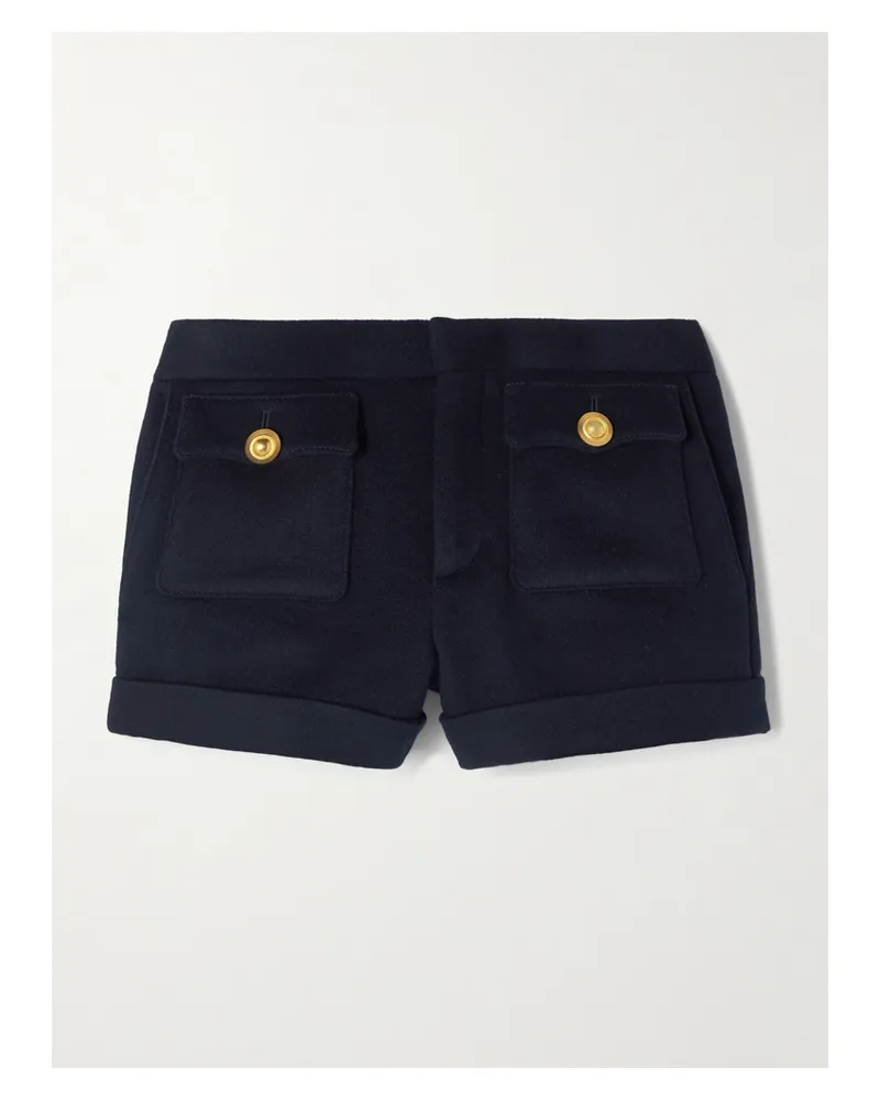 Tom Ford Shorts Aus Filz Mit Verzierungen - Blau Blau