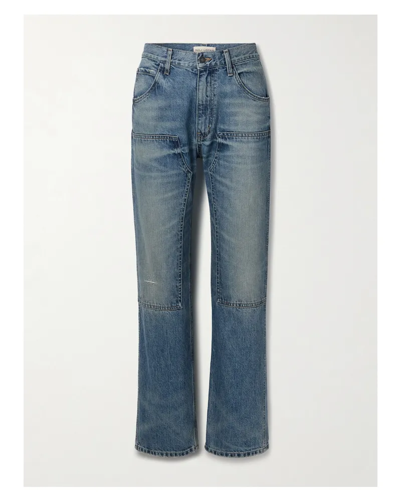 Nili Lotan Welder Boyfriend-jeans - Blau Blau