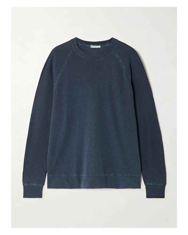 James Perse Sweatshirt Aus Supima®-baumwollfrottee - Blau Blau