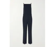 Belted Crepe-cady Jumpsuit - Black