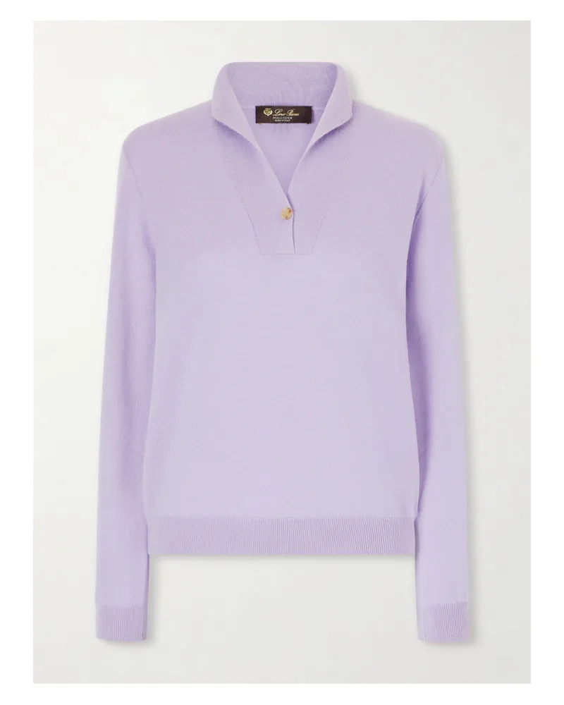 Loro Piana Sergio Cashmere Sweater - Purple Purple