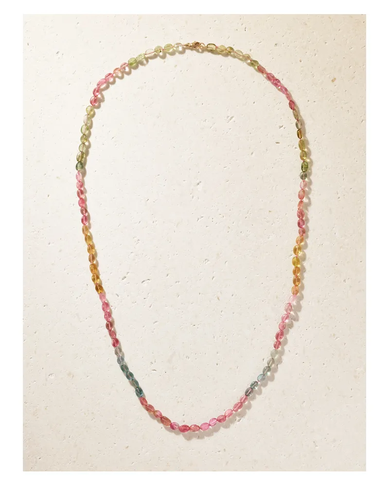 JIA JIA Arizona Candy 14-karat Gold Tourmaline Necklace - Multi Multi