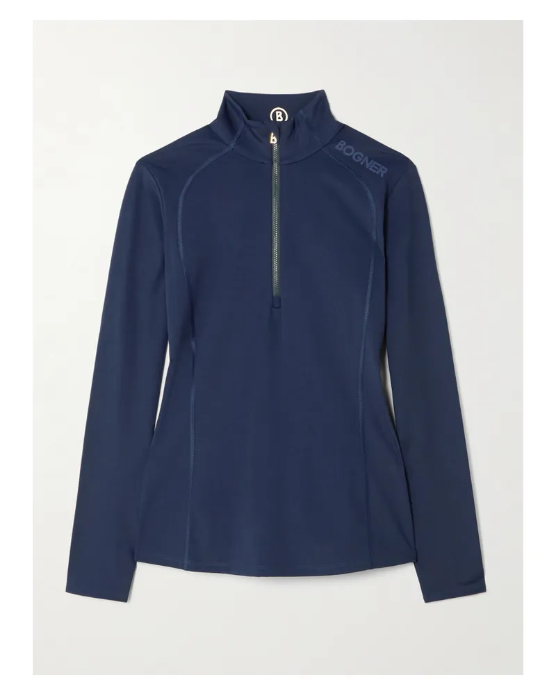 Bogner Medita2 Skioberteil Aus Stretch-jersey - Blau Blau