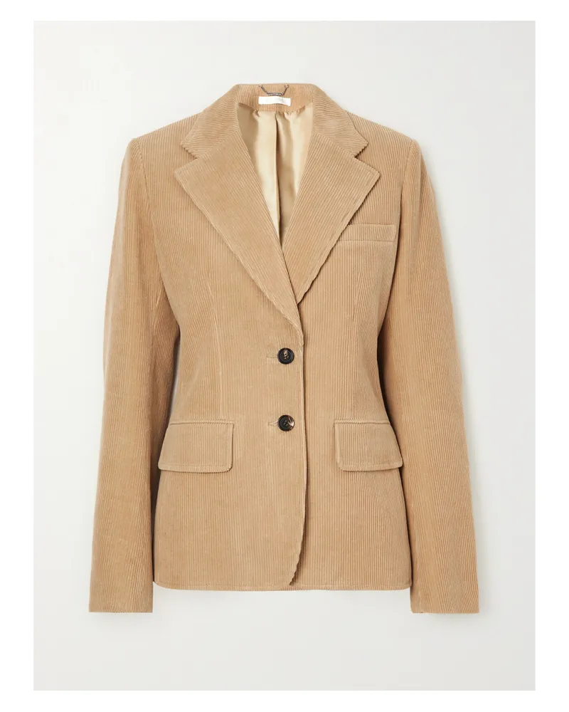 Chloé Blazer Aus Baumwollcord - Braun Braun