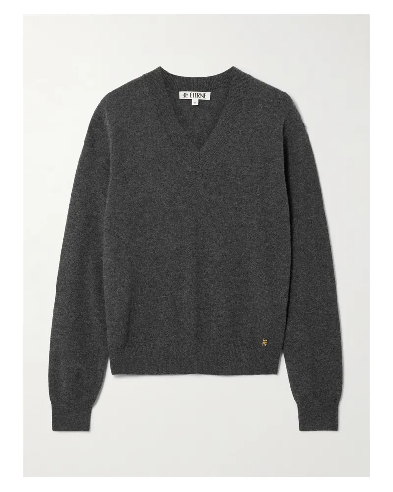 ÉTERNE Lennox Cashmere Sweater - Gray Gray