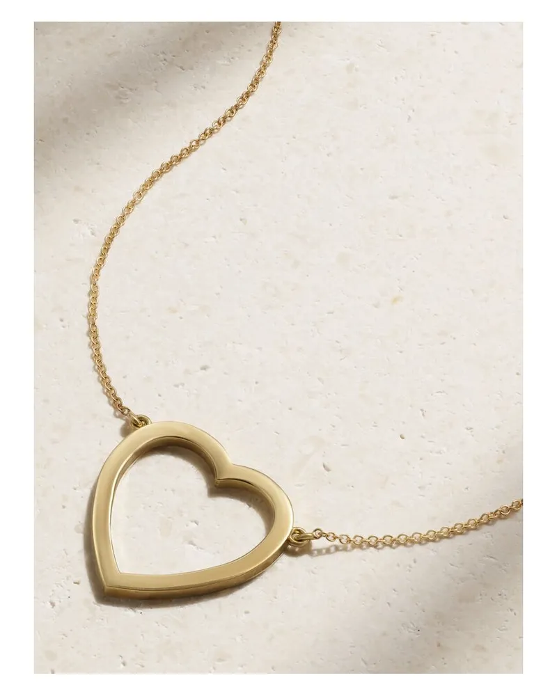 Jennifer Meyer Open Heart Kette Aus 18 Karat Gold Gold