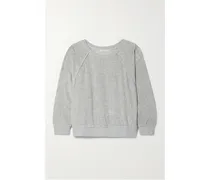 Saba Sweatshirt aus Velours aus einer Baumwollmischung