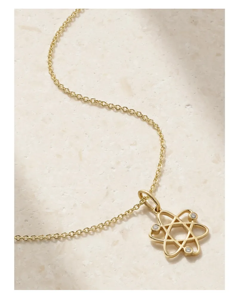 Sydney Evan Cosmos Kette Aus 14 Karat Gold Mit Diamanten Gold