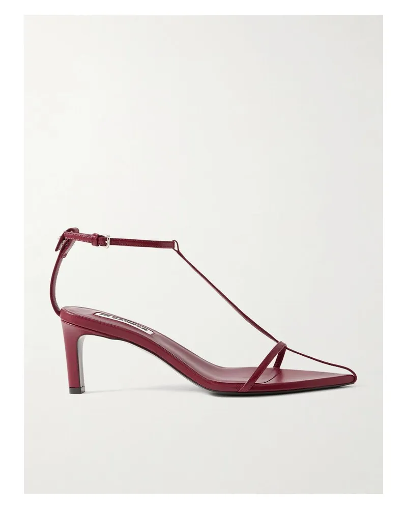 Jil Sander Sandalen Aus Leder - Rot Rot