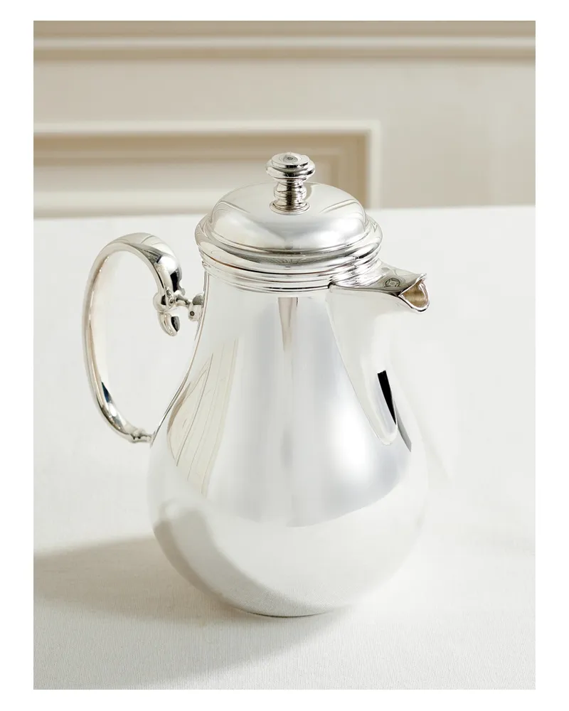 Christofle Albi Versilberte Kaffeekanne Silber