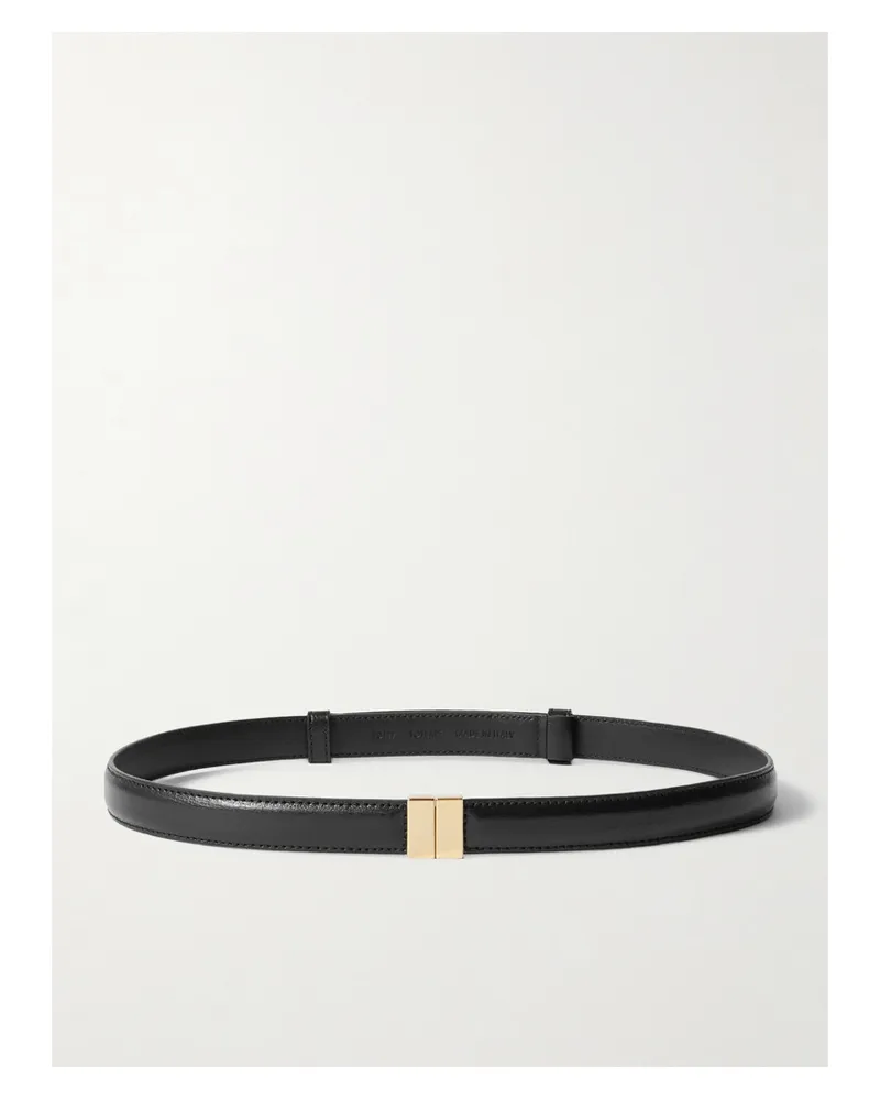 Totême Leather Belt - Black Black