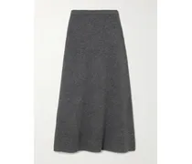 Maxirock Aus Einer Merinowollmischung - Grau