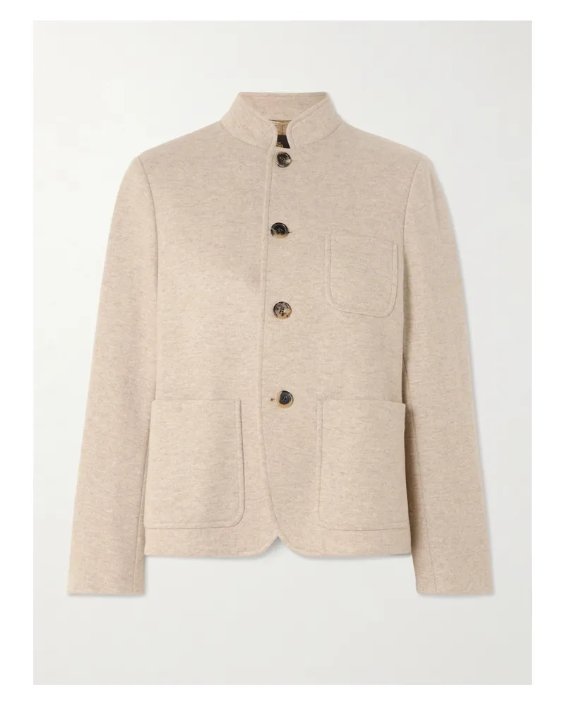 Loro Piana Mini Spagna Jacke Aus Einer Kaschmirmischung - Neutral Neutral