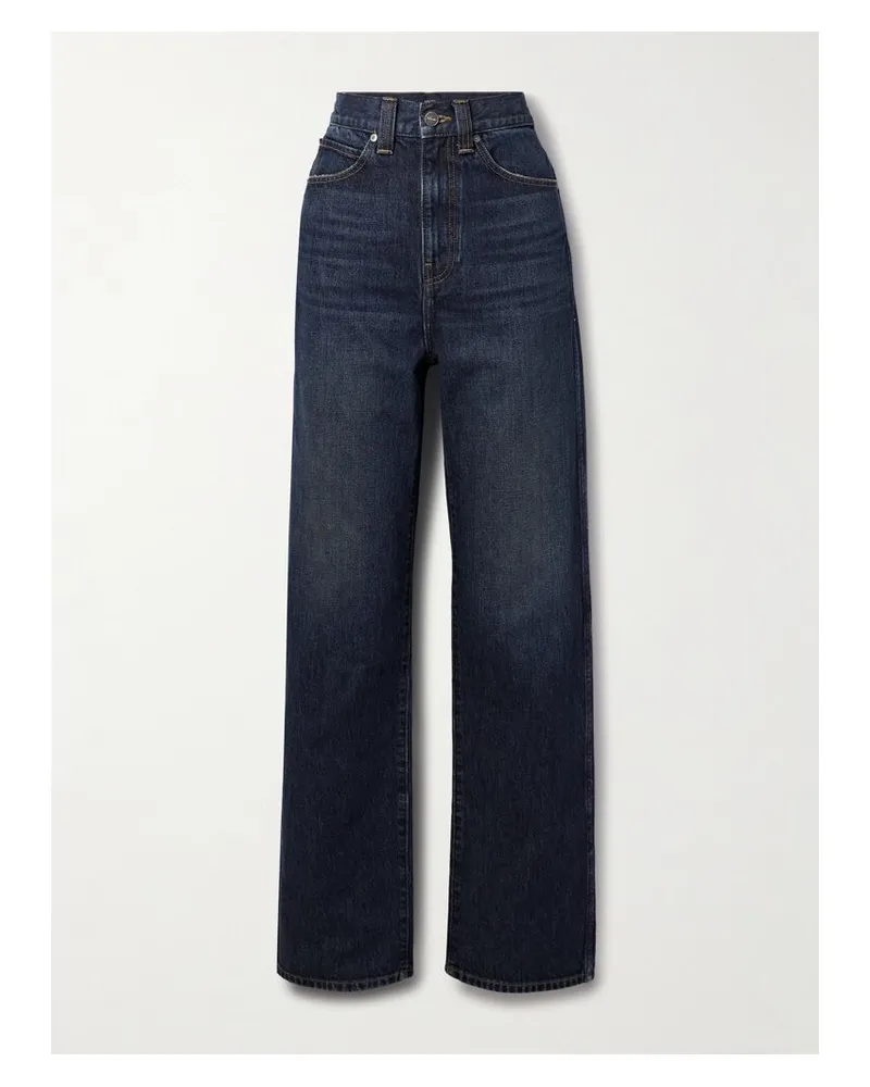 KHAITE Bonnie Halbhohe Boyfriend-jeans - Blau Blau