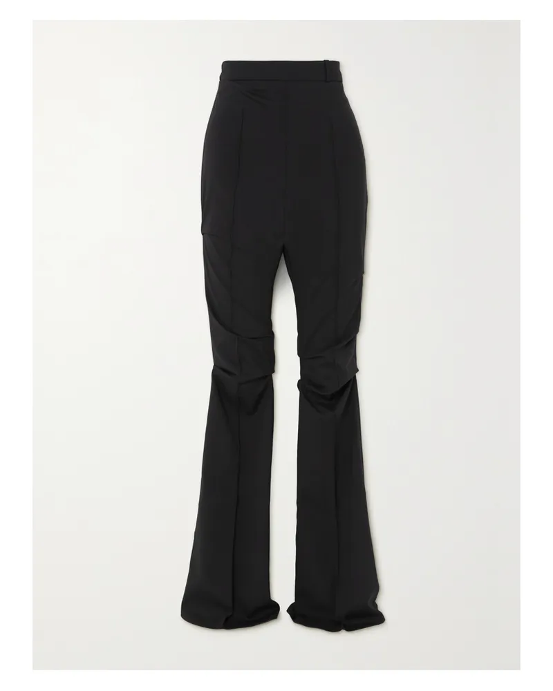 Jacquemus Merria Schlaghose Aus Stretch-wolle - Schwarz Schwarz
