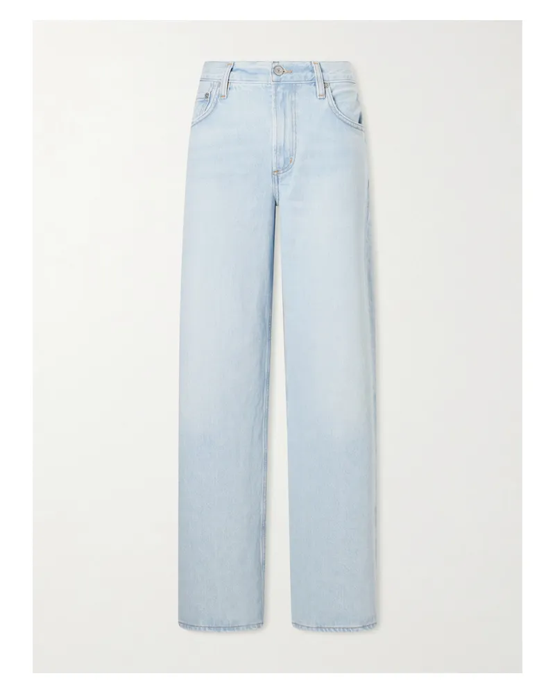 Citizens of humanity Lindz Mid-rise Straight-leg Jeans - Blue Blue