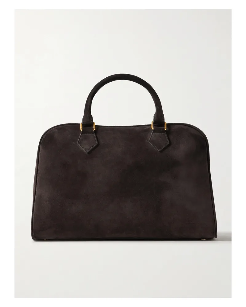 Nili Lotan Jaclyn Suede Tote - Brown Brown