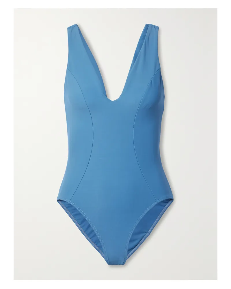 BONDI BORN Net Sustain Vida Badeanzug - Blau Blau