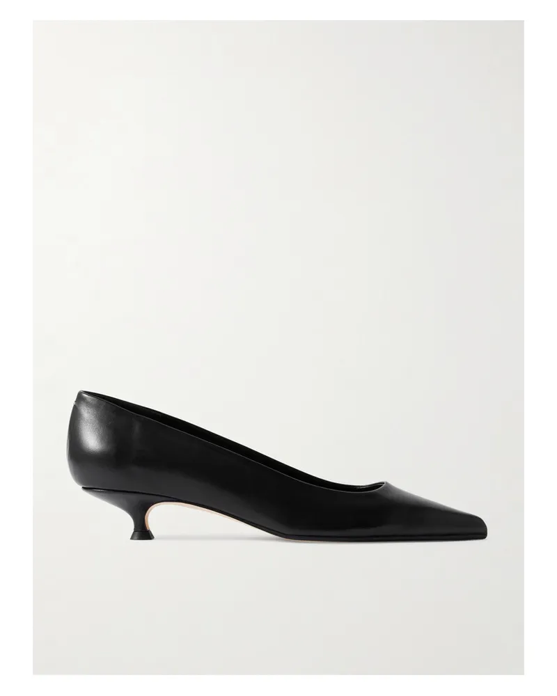 aeyde Cari Leather Pumps - Black Black