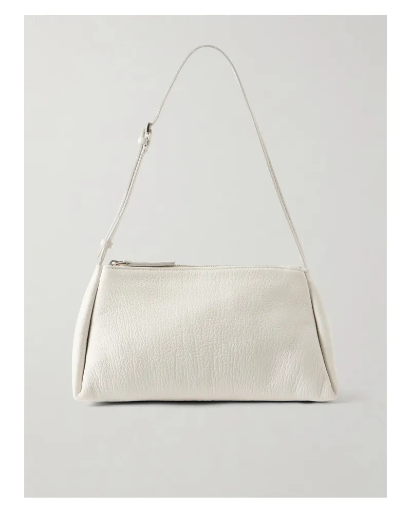 Calvin Klein Aurelis Leather Shoulder Bag - White White