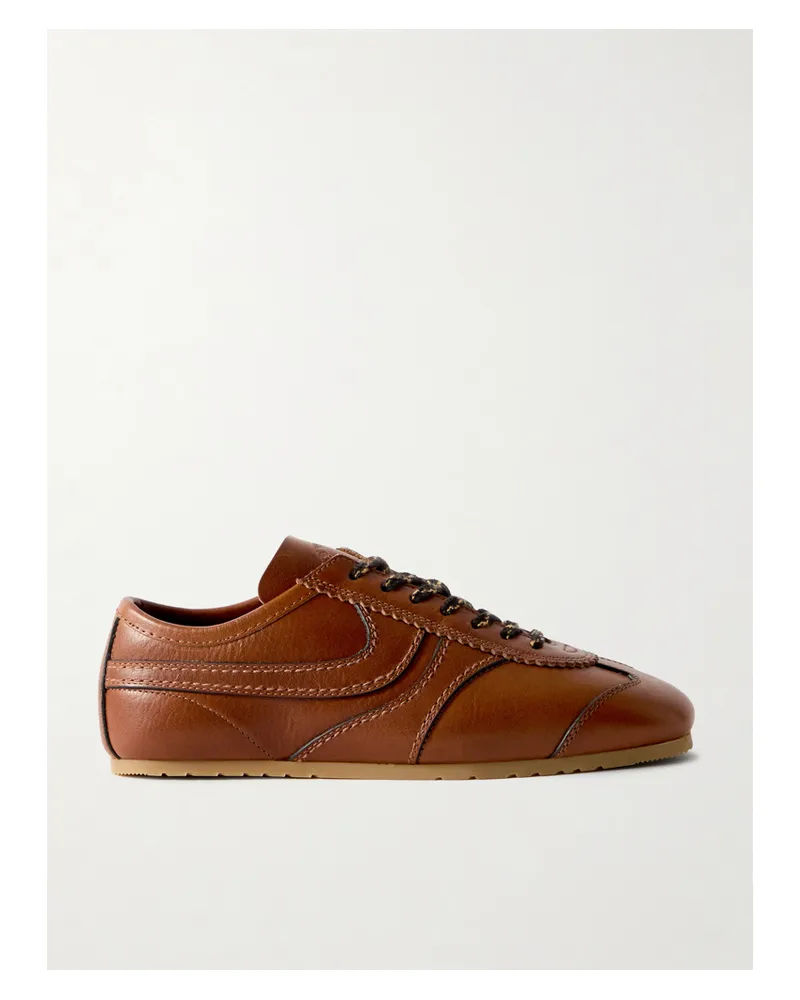 Dries van Noten Sneakers Aus Leder - Braun Braun