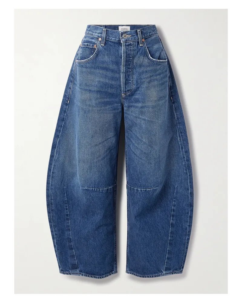 Citizens of humanity Horseshoe Hoch Sitzende Barrel-jeans - Blau Blau