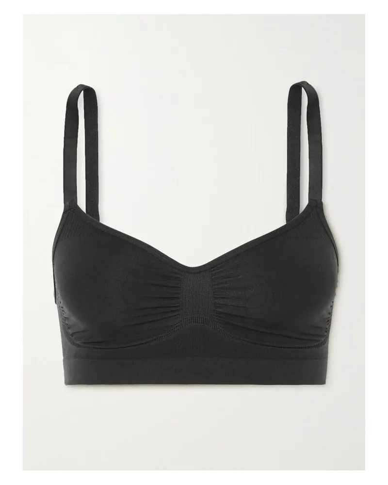 SKIMS Seamless Sculpt Bralette – Onyx – Soft-bh - Schwarz Schwarz