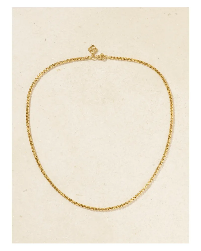 David Yurman Box Chain Kette aus 18 Karat Gold