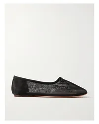 Loeffler Randall Landon Ballerinas aus Mesh Schwarz