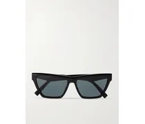 Sonnenbrille Mit Cat-eye-rahmen Aus Azetat - Schwarz