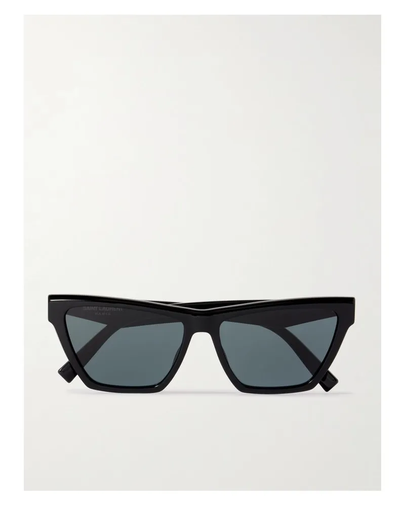 Saint Laurent Sonnenbrille Mit Cat-eye-rahmen Aus Azetat - Schwarz Schwarz