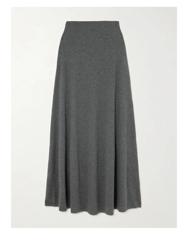 Balenciaga Maxirock Aus Wolle - Grau Grau