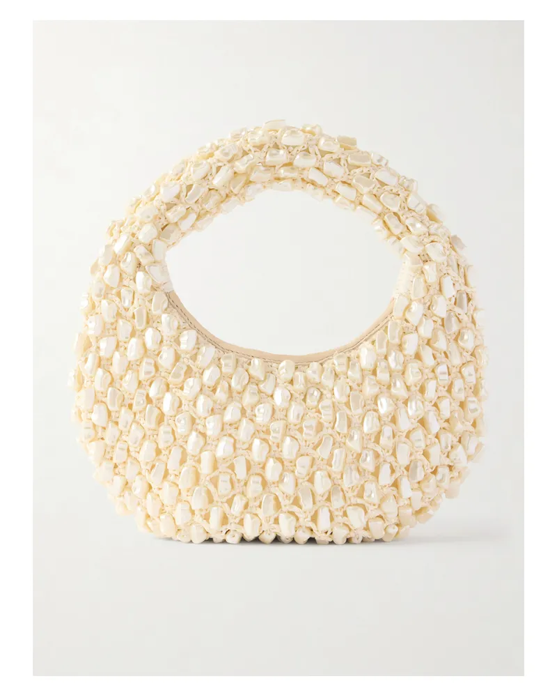 STAUD Reef Beaded Bag - Neutrals Neutrals