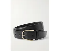 Gürtel Aus Leder - Schwarz