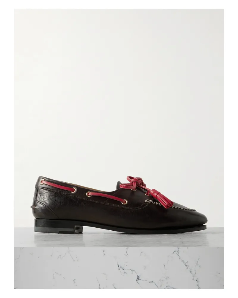 Bally Loafers Aus Leder Mit Troddeln - Braun Braun