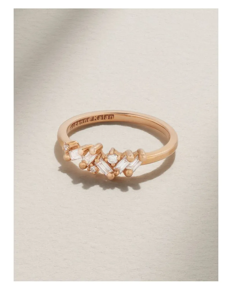 Suzanne Kalan Ring Aus 18 Karat Roségold Mit Diamanten Gold