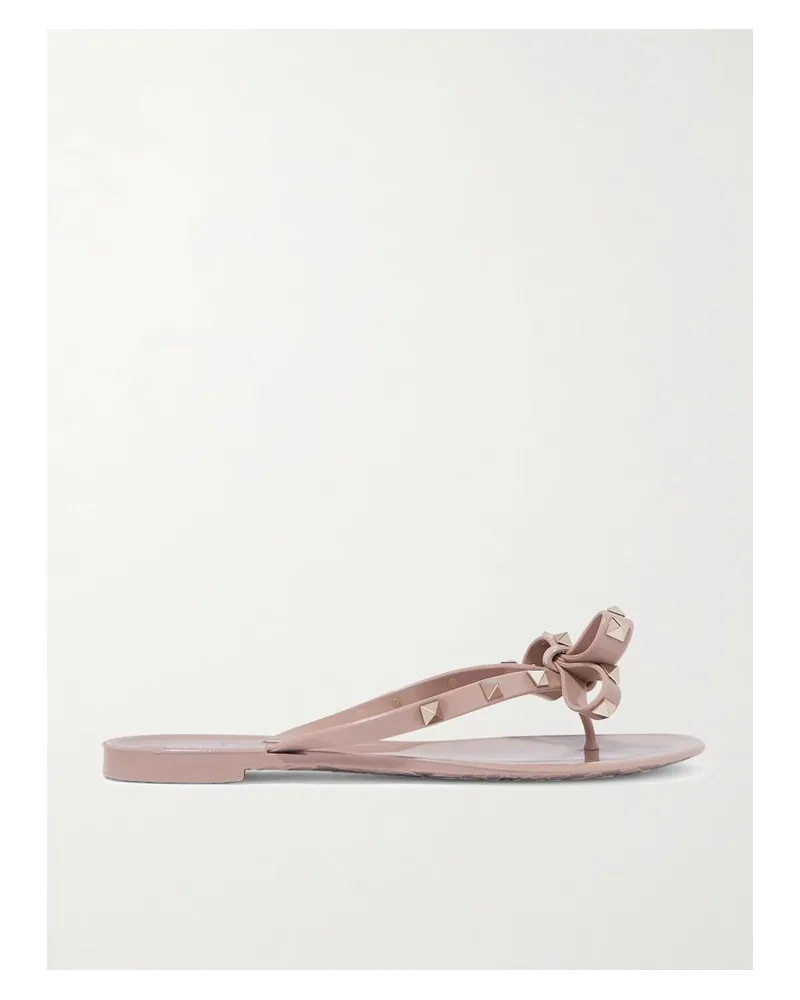 Valentino Garavani Valentino Garavani Rockstud Sandalen Aus Gummi - Pink Pink