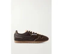 Windspin Calf Hair Sneakers - Brown