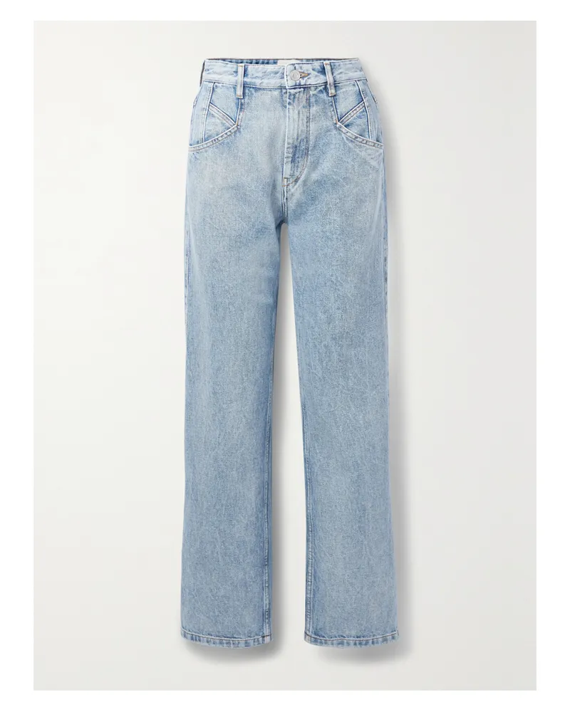 Isabel Marant Nadege Hoch Sitzende Jeans Mit Weitem Bein - Blau Blau