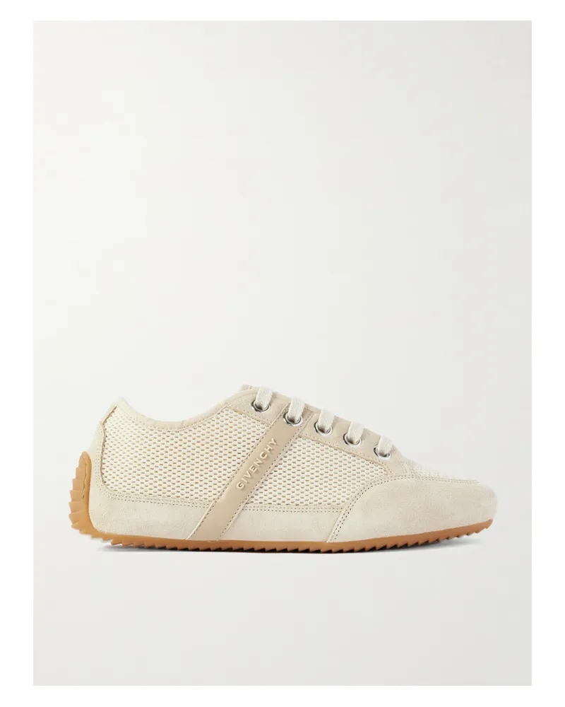 Givenchy Sneakers Aus Mesh Mit Leder- Und Velourslederbesätzen - Neutral Neutral