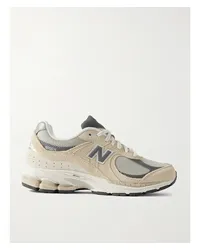 New Balance 2002r Sneakers aus Mesh und Veloursleder Neutral