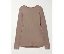 Keya Rippstrickpullover - Braun