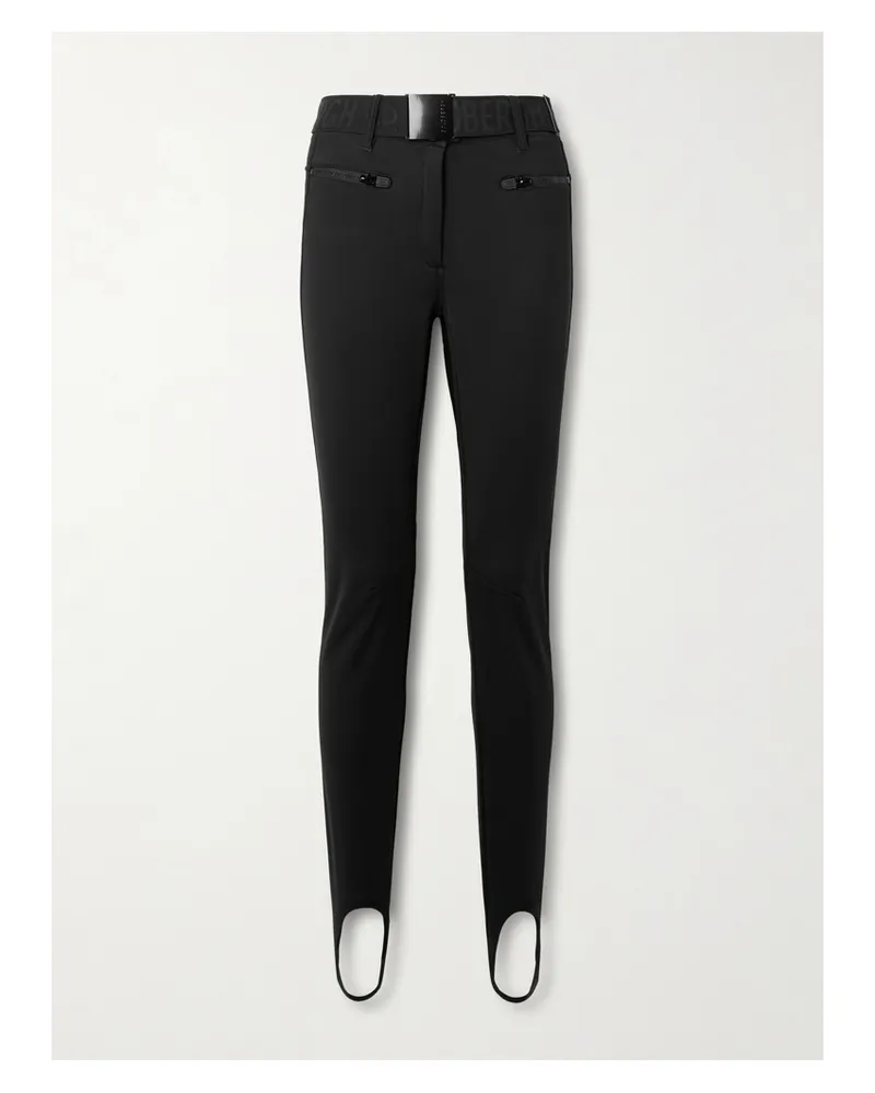 GOLDBERGH Paris Ski-hose Mit Gürtel Und Steg - Schwarz Schwarz