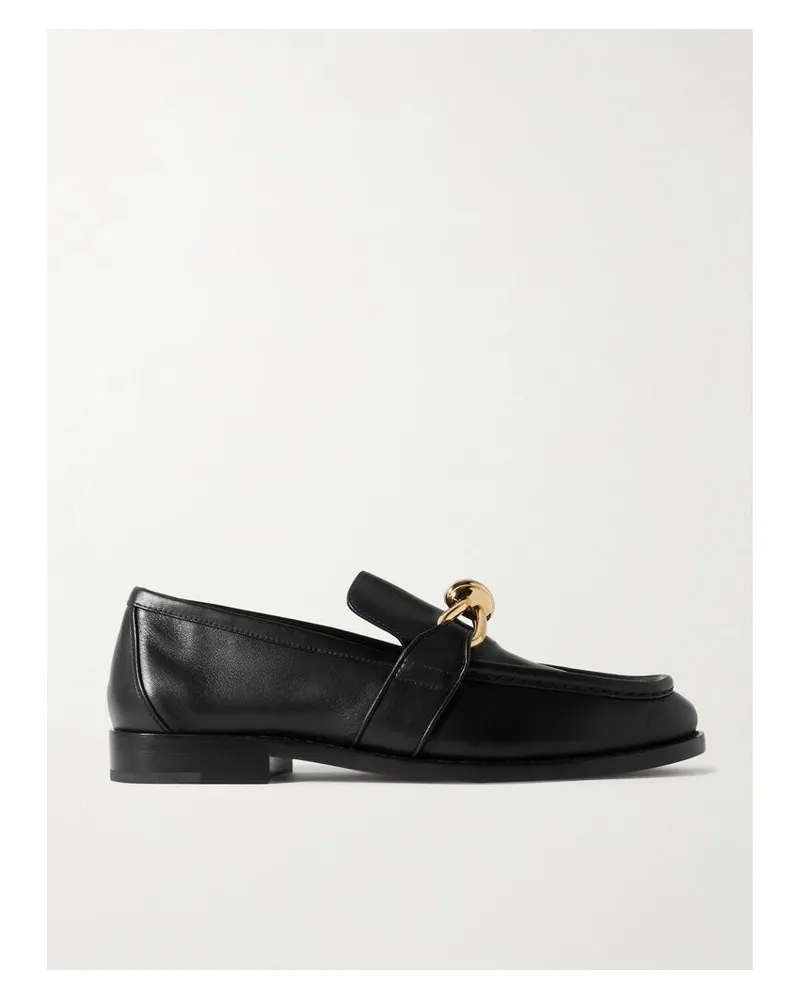 Bottega Veneta Astaire Loafers Aus Leder Mit Verzierung - Schwarz Schwarz