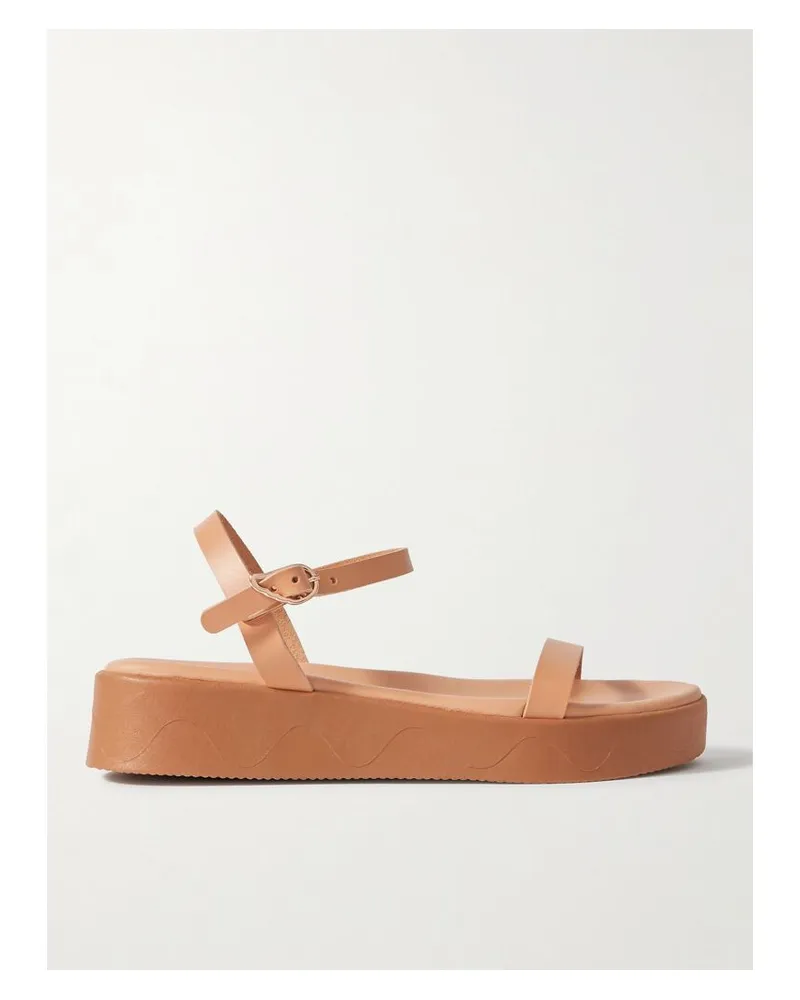 Ancient Greek Sandals Irida Sandalen Aus Leder - Braun Braun