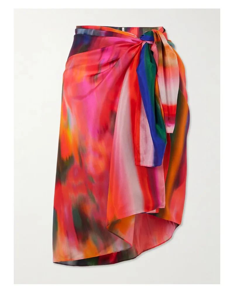 Eres Atmosphere Pareo Aus Bedruckter Seide - Mehrfarbig Mehrfarbig