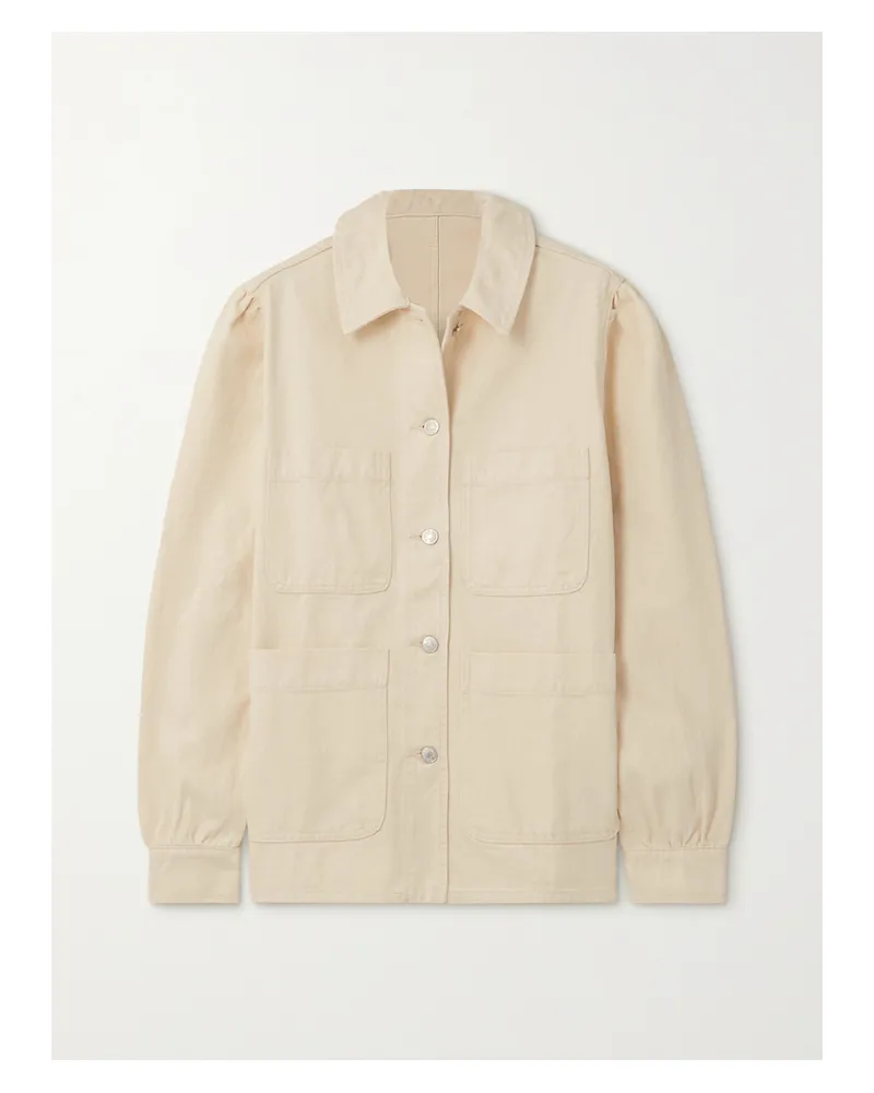 Officine Generale Enola Jeansjacke - Ecru Ecru