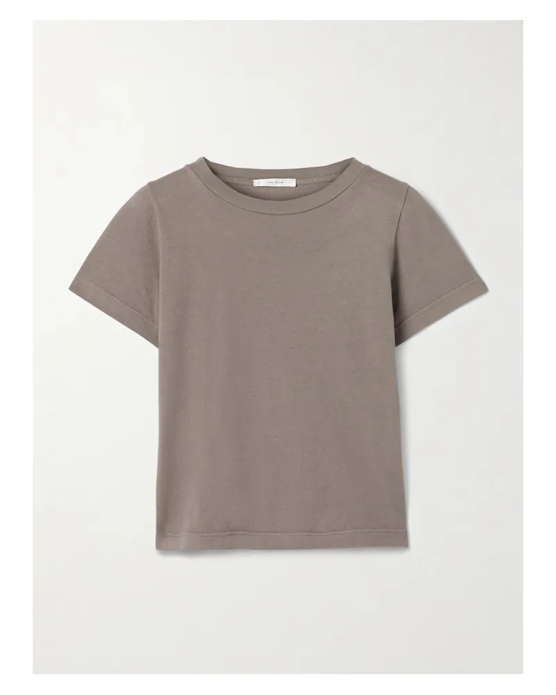 The Row Tori T-shirt Aus Baumwoll-jersey - Braun Braun